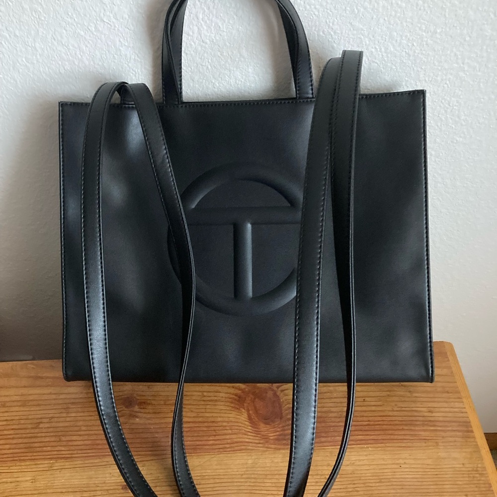 Telfar Black Tote Bag